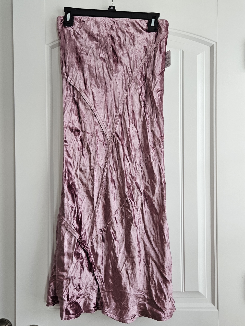 Free People Crushed Velvet Midi/Maxi Skirt